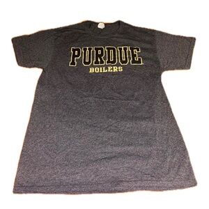 Men's Grey and Yellow T-shirt